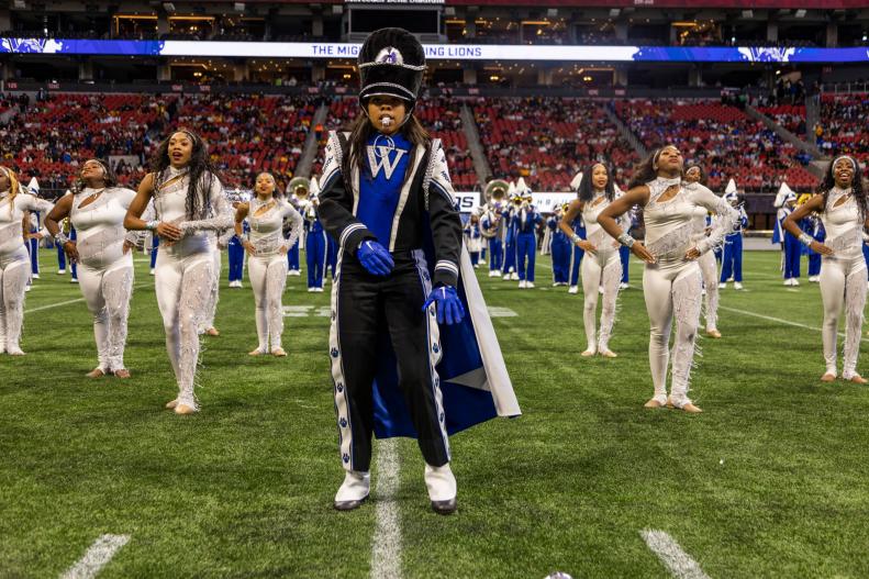 The HBCU All-Star Battle of the Bands is held every February at Atlanta's Mercedes-Benz Stadium.