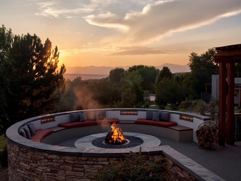 Outdoor Terrace at Four Seasons Santa Fe