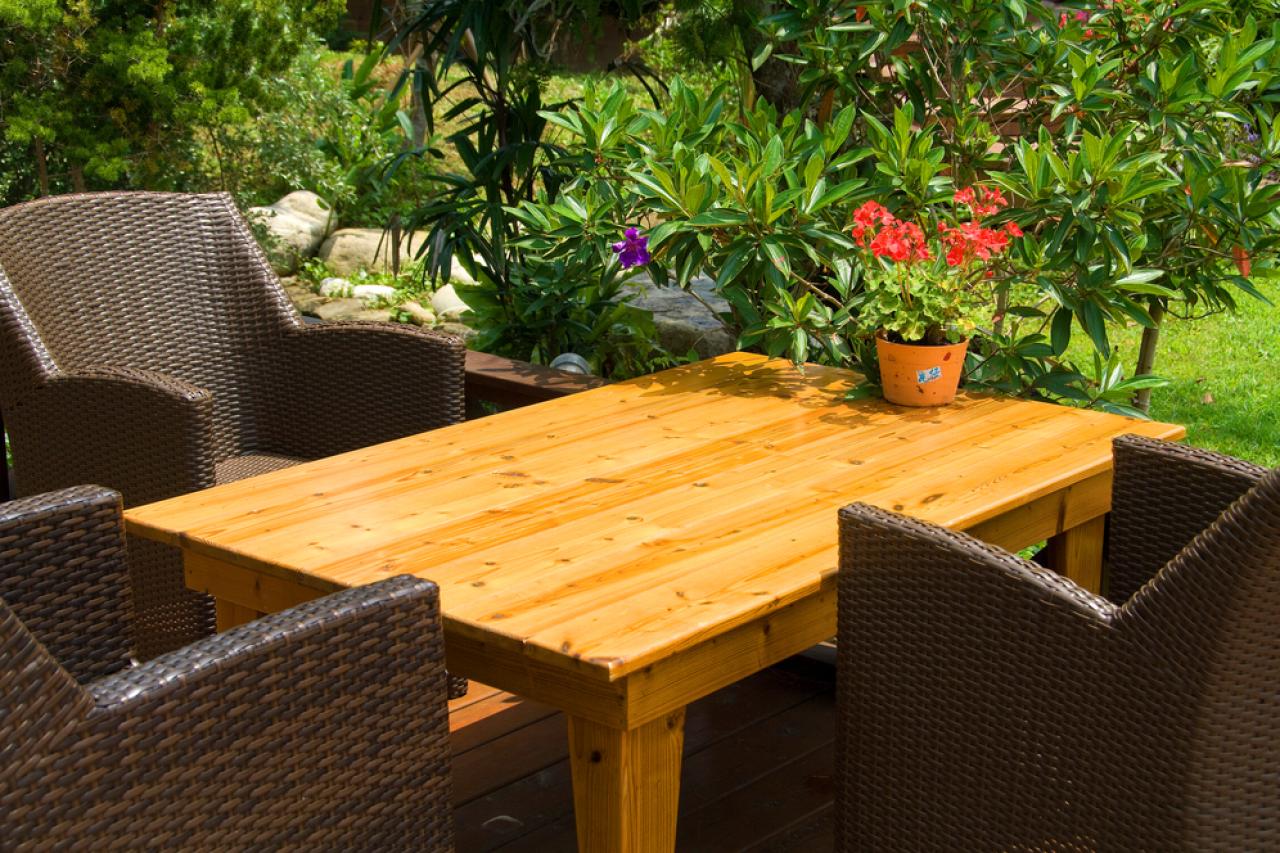 How to Seal Wooden Furniture When You Move it Outdoors HGTV