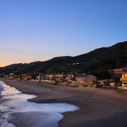 Oceanfront View of Malibu Beach Homes