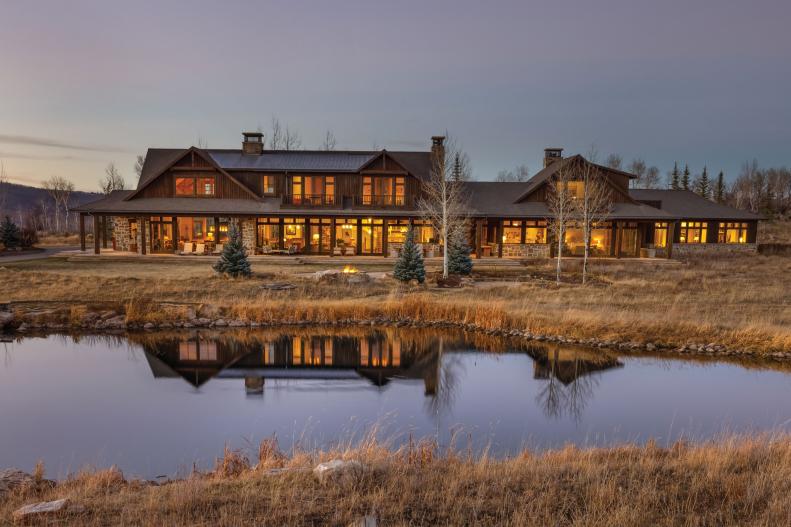 Ranch House and Pond