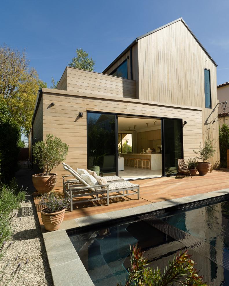 Alaskan Cedar House With a Teak Pool Deck