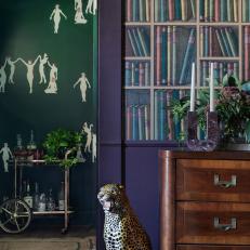 Book Wallpaper Surrounded by Purple Trim 