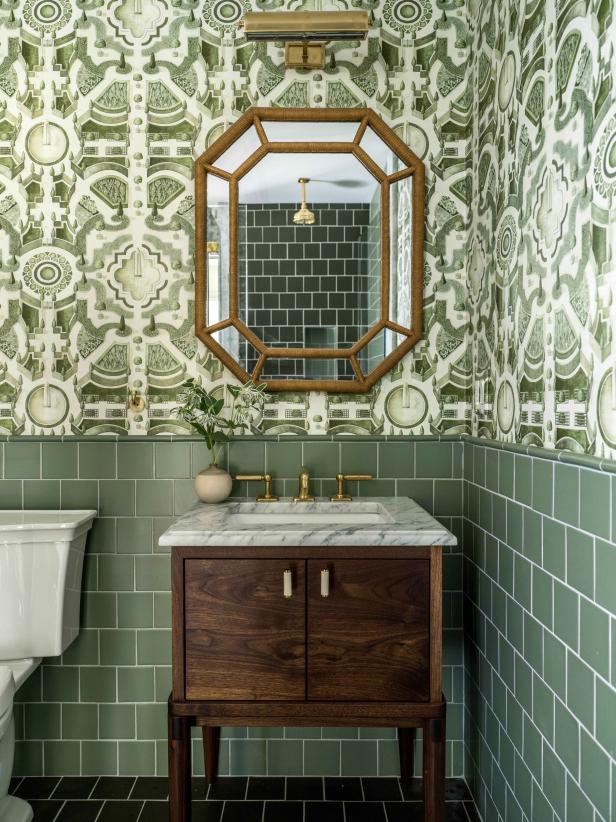 Stylish Powder Room Design Ideas | HGTV