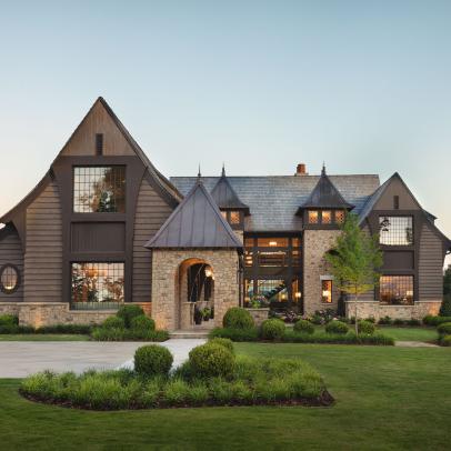 Fairy-Tale-Inspired Neutral Transitional House