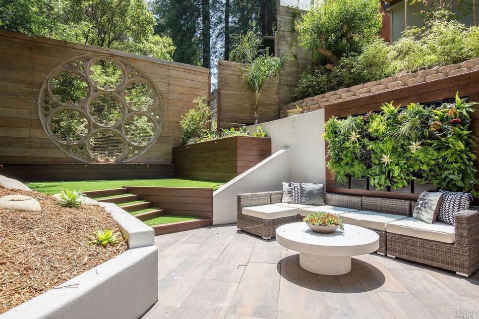 Deck With Vertical Garden