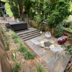 Terraced Deck With Hot Tub