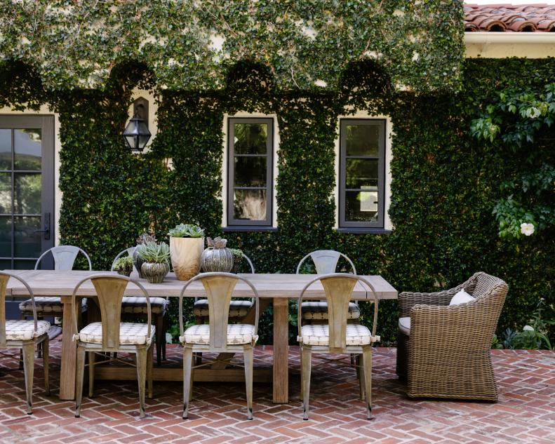 Ivy-Covered Home and Backyard