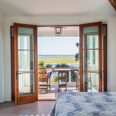 Main Bedroom With French Doors Onto Porch