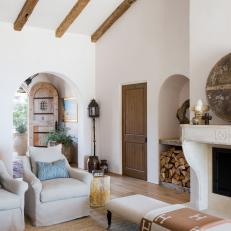 Eclectic Mediterranean Living Room