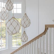 Stairwell With Nautical Pendants