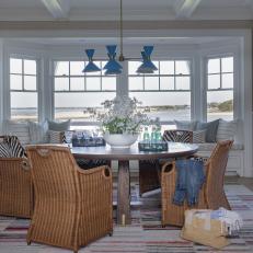 Coastal Dining Area With Ocean View