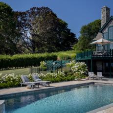 In-Ground Swimming Pool At a Rhode Island Home 