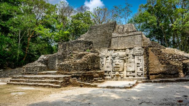 Ancient ruins in the jungles of Belize