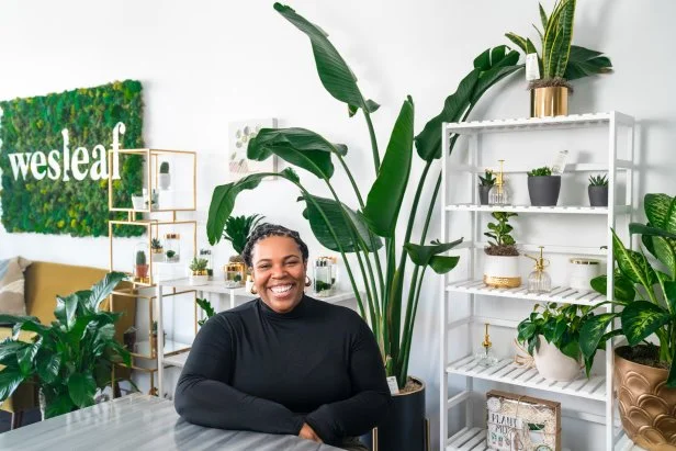 Tour Weslie Pierre's Wesleaf Designs and Decor Plant Design Studio | HGTV