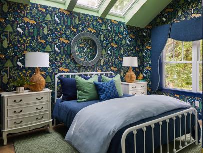 Check Out the Pattern-Packed Guest Bedroom