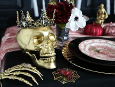 Spooky Table Decor for a Grown-Up Halloween Party