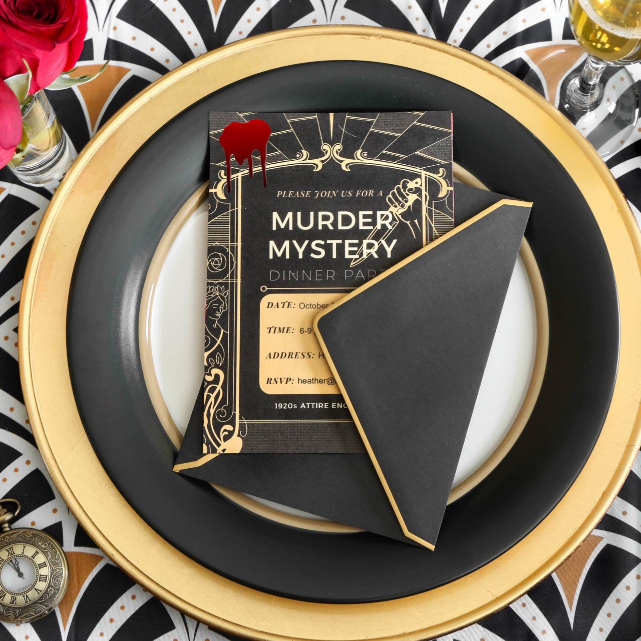 Murder Mystery Party Template