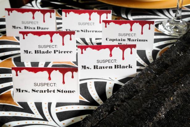 Easy Halloween Murder Mystery Party Decor 