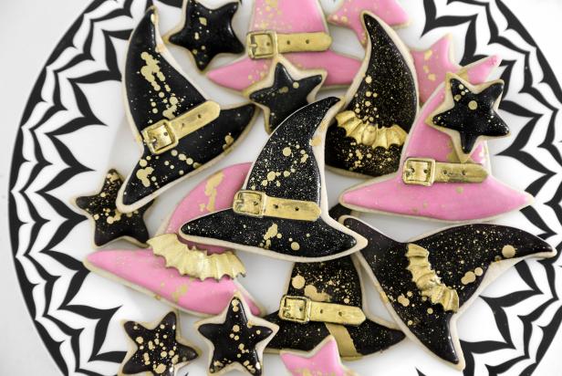 Witch Hat Cookies for Halloween