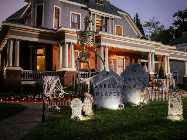 How to Make Giant Tombstone Decorations for Halloween HGTV