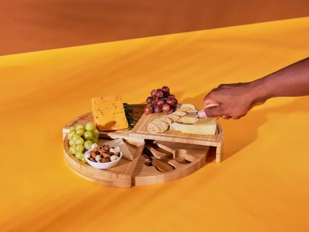 cheese and appetizer serving board