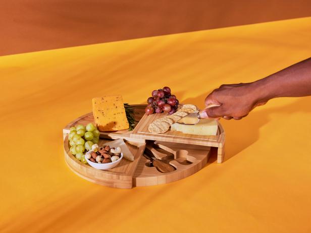 cheese and appetizer serving board
