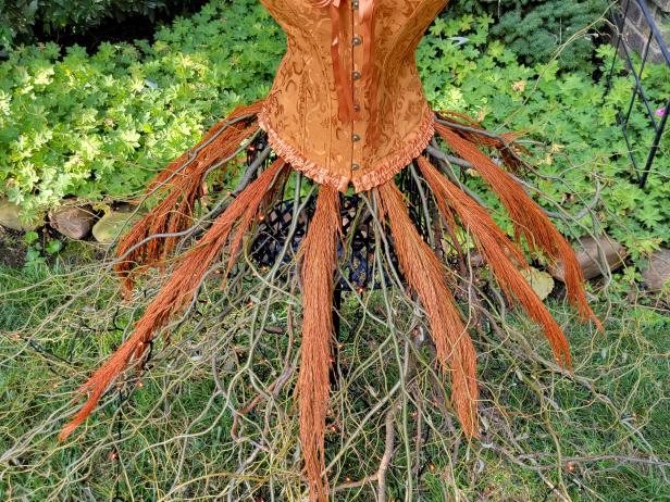 DIY Outdoor Halloween Decoration: How to Make a Stick Witch | HGTV