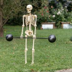 Halloween Skeleton Poses Dead Lift 