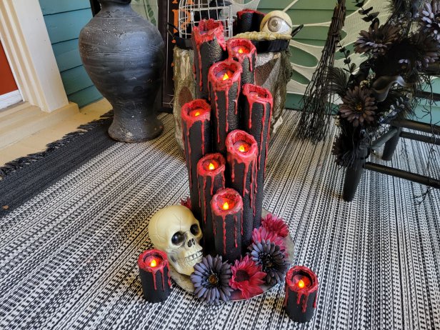 Scary Halloween Candles