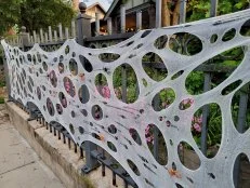 Giant Spiderweb Halloween Decoration