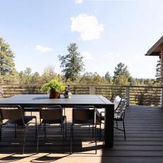 Cabin Deck With Treetop View