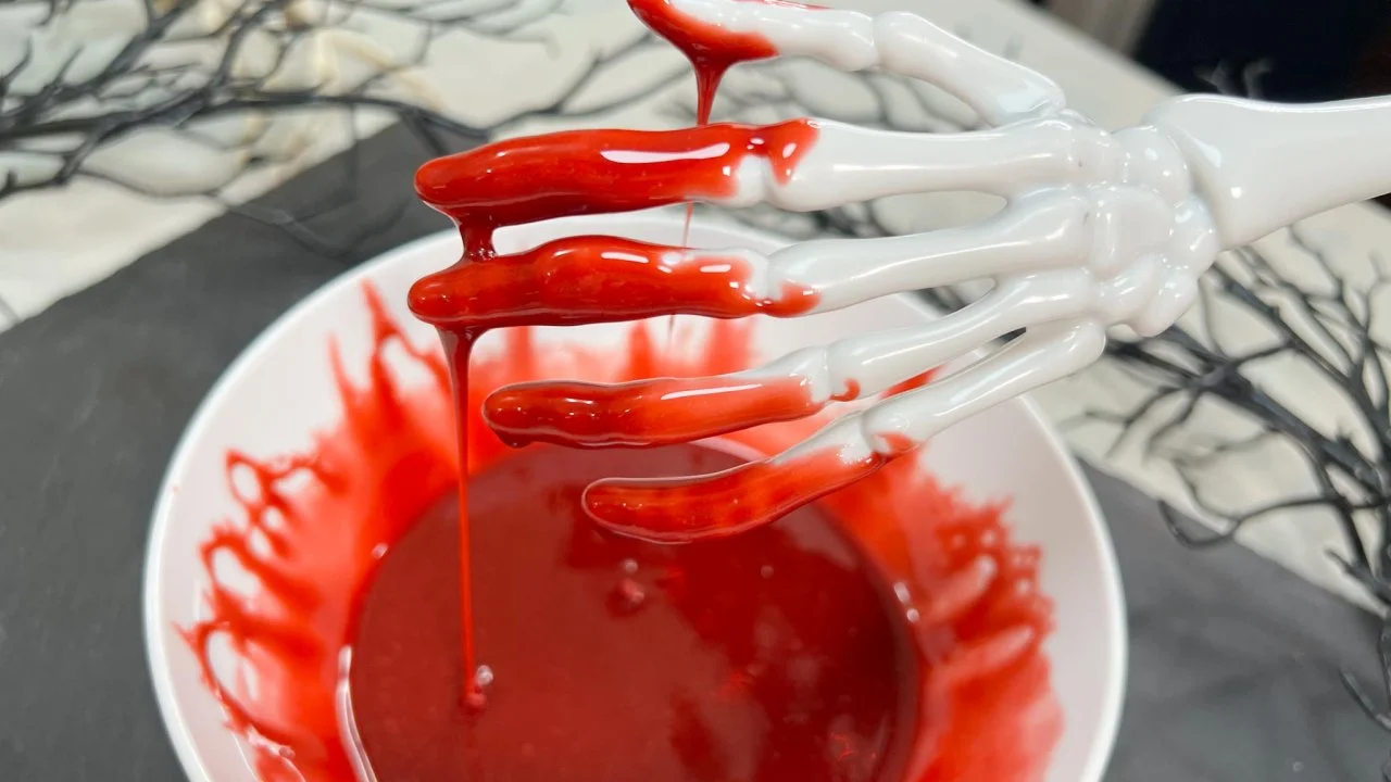 3-Ingredient, Edible Fake Blood Recipe | HGTV