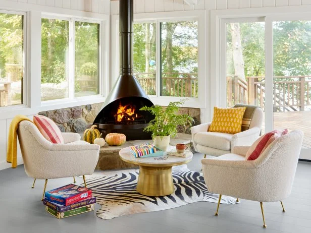 Tour a Cozy, Cool Lakeside Cabin | HGTV