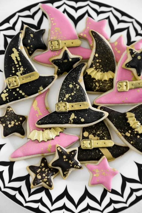 Witches Hat Halloween store Cookies - 1 Dozen - Bridal Shower, Birthdays