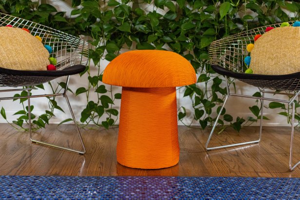 This statement accessory is an on-trend nod to disco-era novelty pieces that could also sprout up in midcentury, boho or even Scandinavian spaces. You heard it here first: Shrooms are the new neutrals.