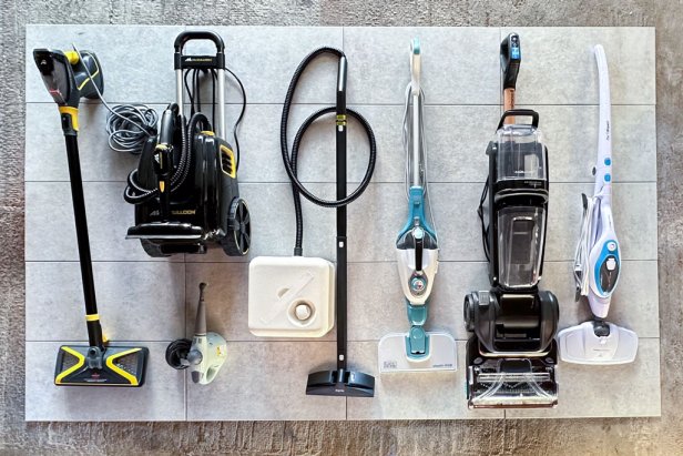 7 Steam Cleaners and Steam Mops on Tile Flooring