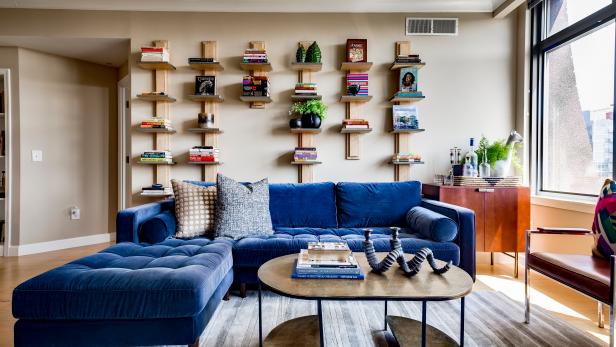 How an Interior Designer Transformed a Small Apartment Into a Book Lover's Retreat