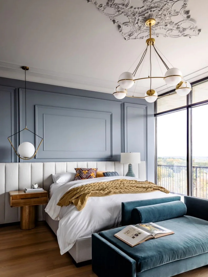 Terracotta Design Build  brings calm and glamor to this bedroom founded on simple elegance.
