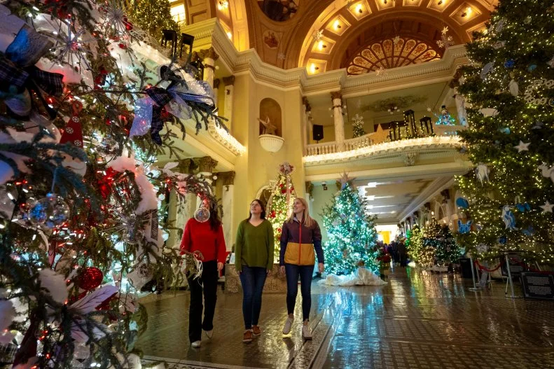 The annual Christmas at the Capitol event features 100 trees decorated for the holidays and a roster of performances for all to enjoy. The grounds of the Capitol feature a stunning light display as part of this magical event.