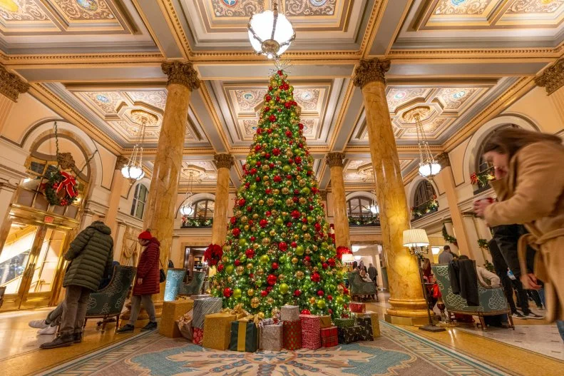 This grand Washington, DC hotel is a spectacular winter wonderland during the holidays featuring nightly complimentary choral performances, afternoon teas and a gingerbread house display that pays tribute to the city's monuments.