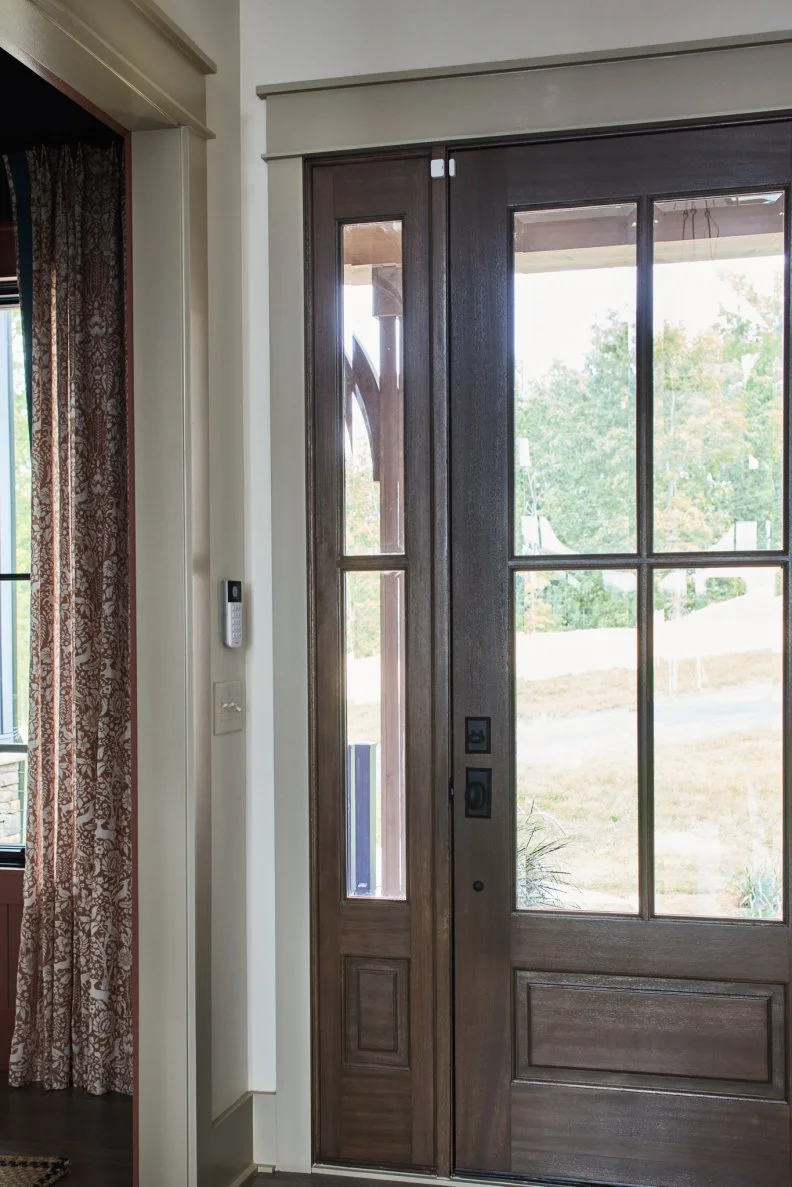 Warm Wood Front Door 