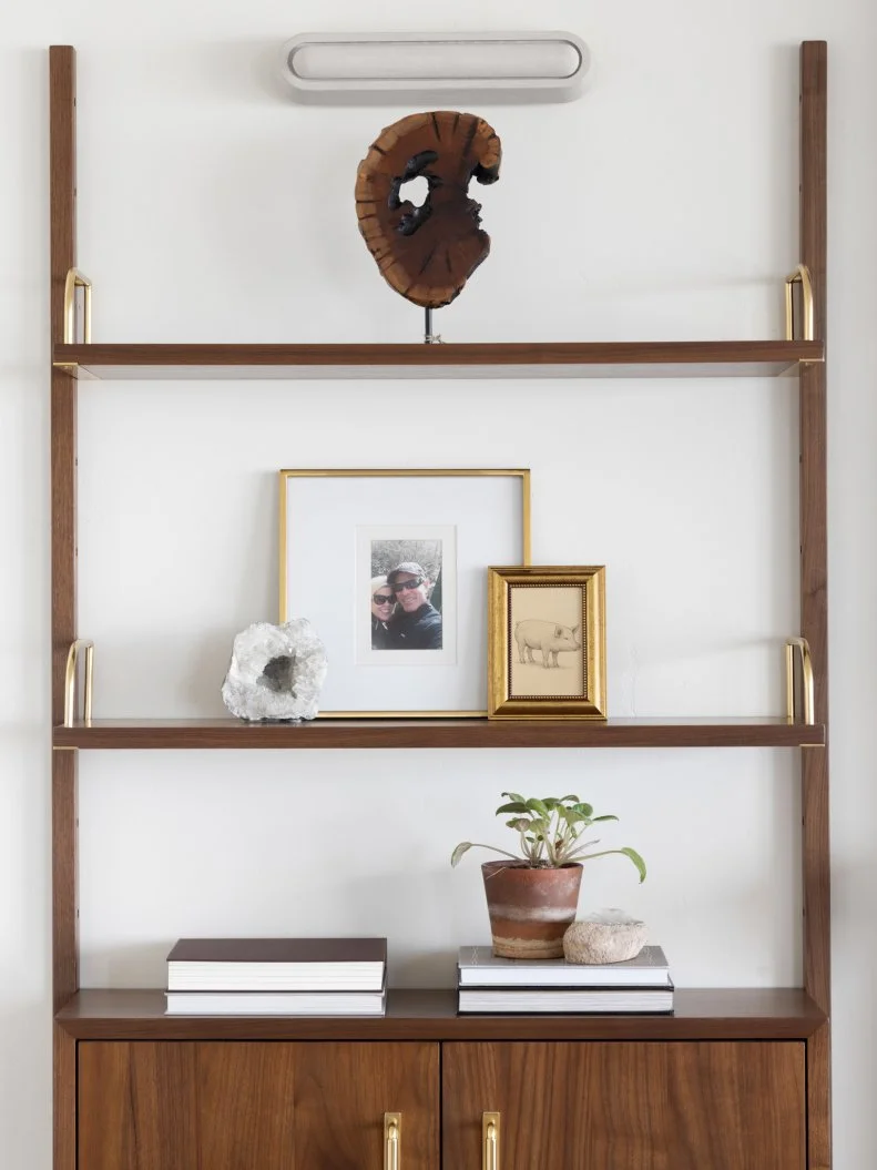 The Morris family’s renovated living room, as seen on Help! I Wrecked My House, Season 5.