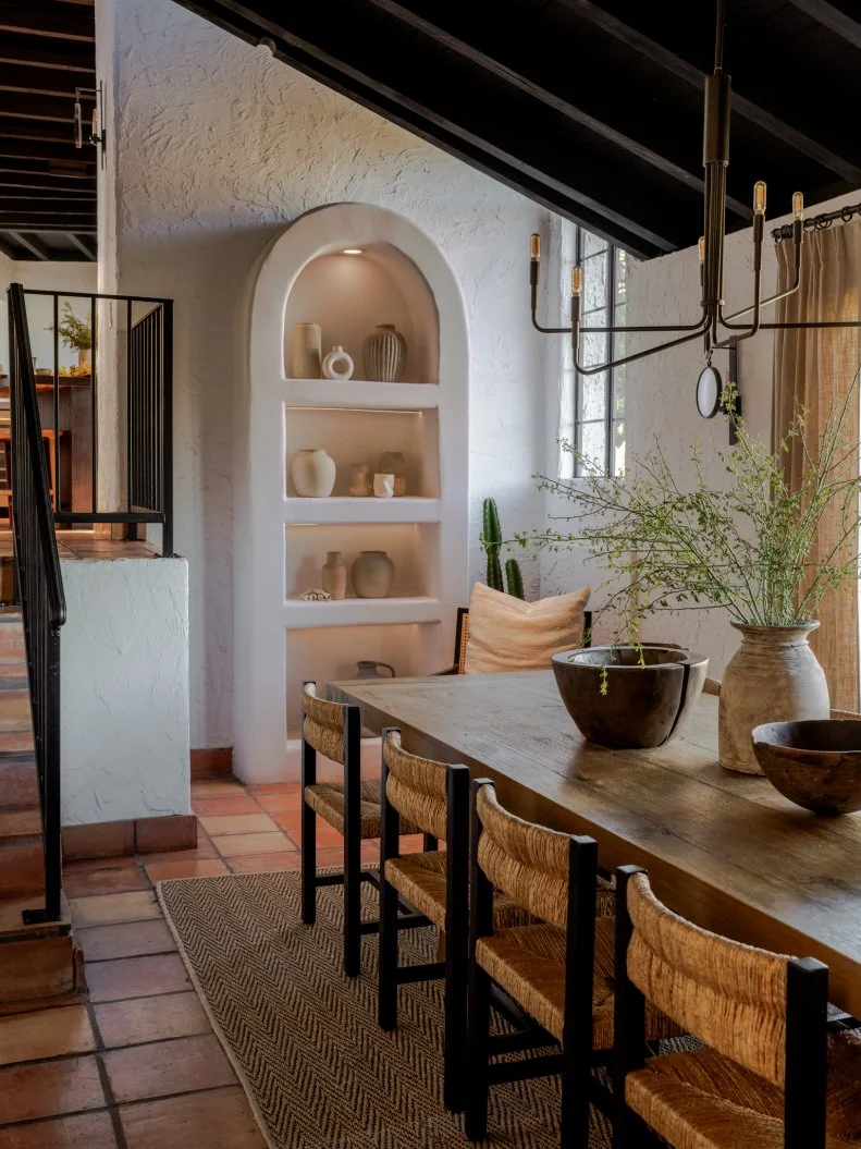 Bobby Berk's desert oasis, called Casa Tierra, features natural textures and colors inspired by its surroundings.