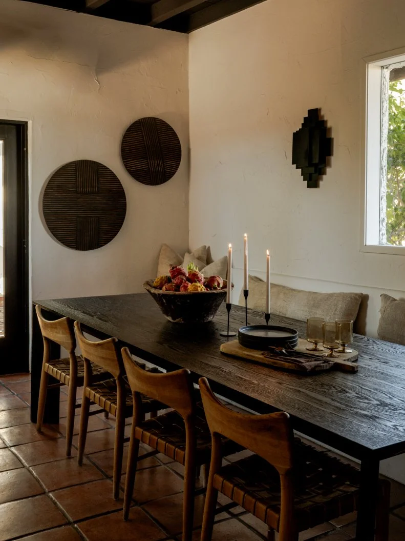 Bobby Berk's desert oasis, called Casa Tierra, features natural textures and colors inspired by its surroundings.