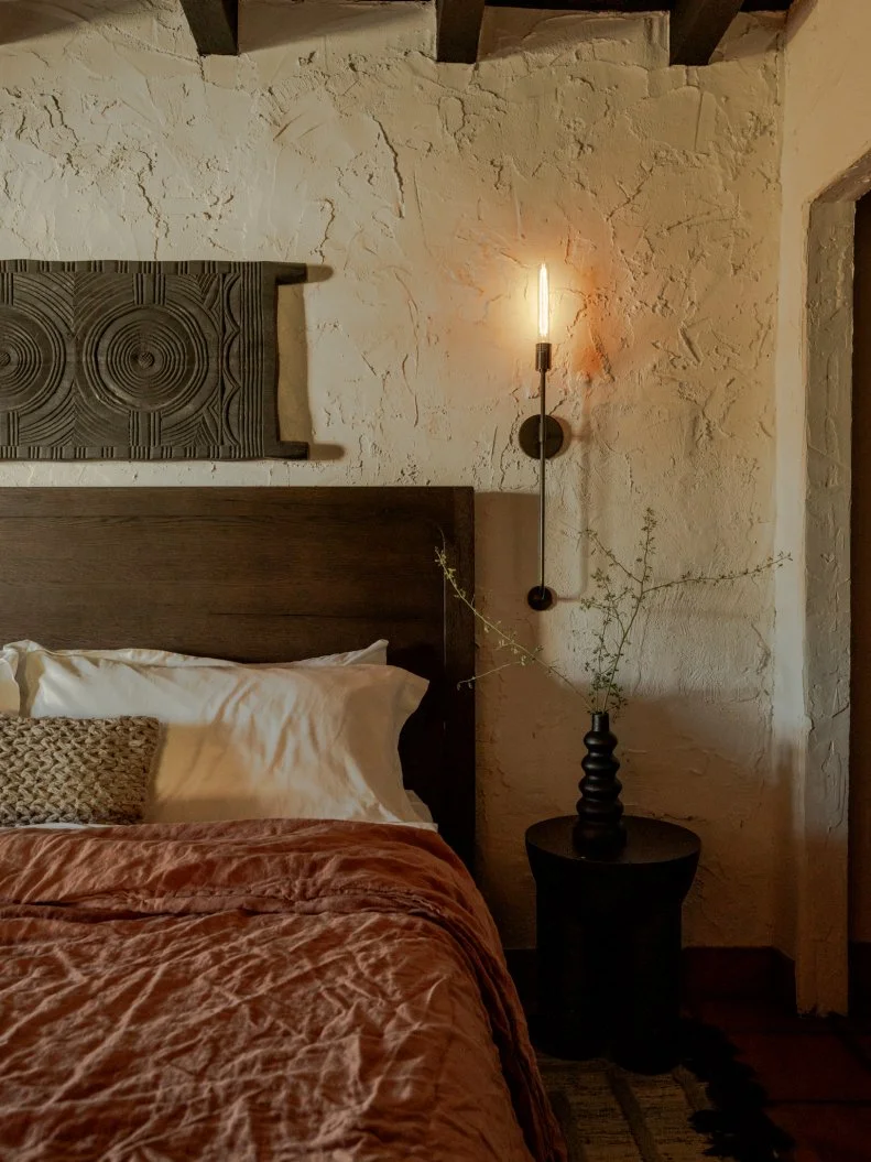 Bobby Berk's desert oasis, called Casa Tierra, features natural textures and colors inspired by its surroundings.