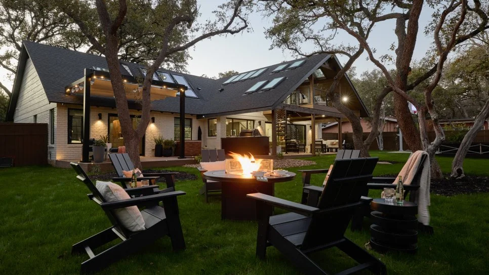Enjoy the View of the House from the Fire