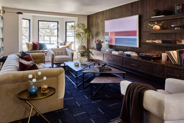 Tour the Living Room From HGTV Smart Home 2025 | HGTV