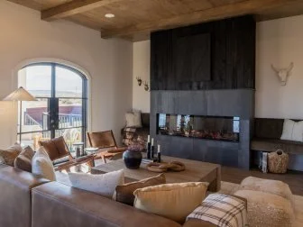 After of Cole and Chelsea DeBoer's Living Room, as seen on Rock the Block, Season 6.