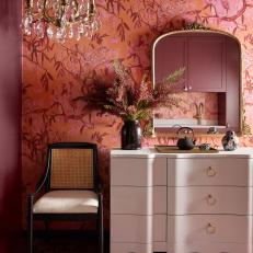 A Glam Dressing Room Outfitted With Luxurious Touches